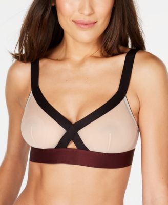 dkny sheers mesh cutout bralette dk4084