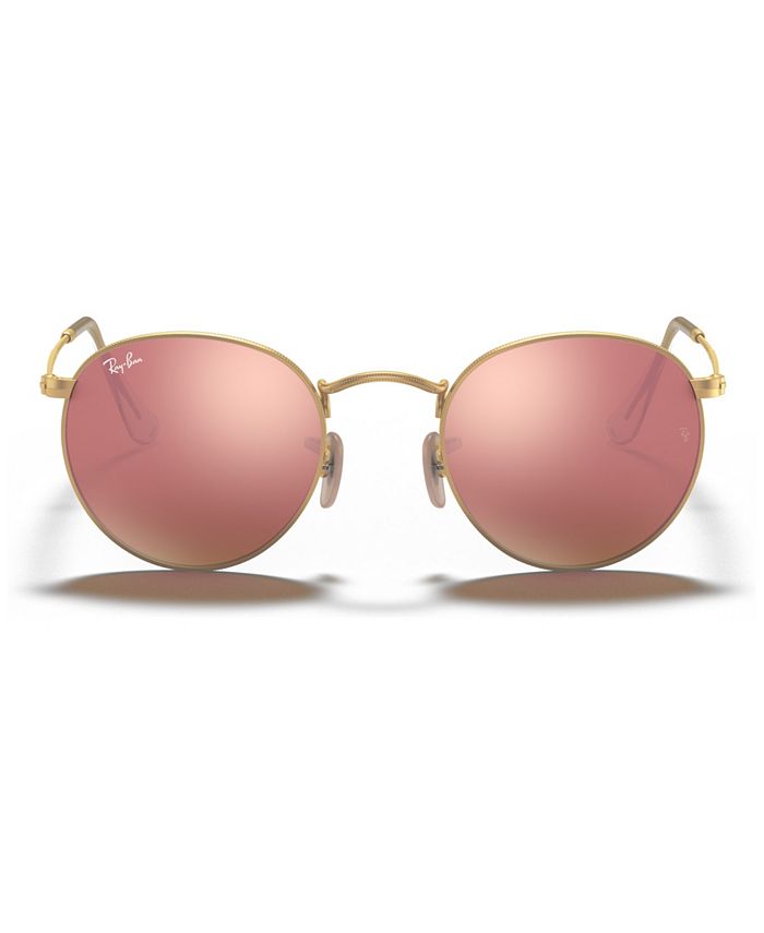 Ray-Ban Sunglasses, ROUND FLASH LENSES & Reviews - Women's Sunglass Hut - Handbags & Accessories - Macy's