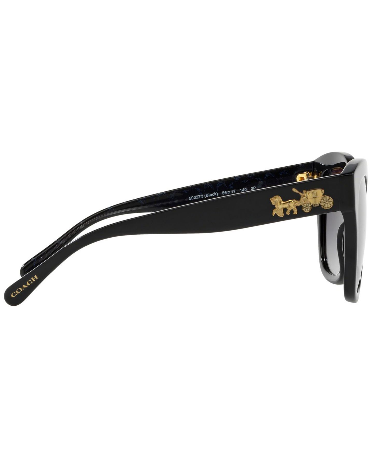Женские солнцезащитные очки COACH Polarized Sunglasses, HC8264 L1083, цвет: Чёрный / Серый градиентный — фото 4
