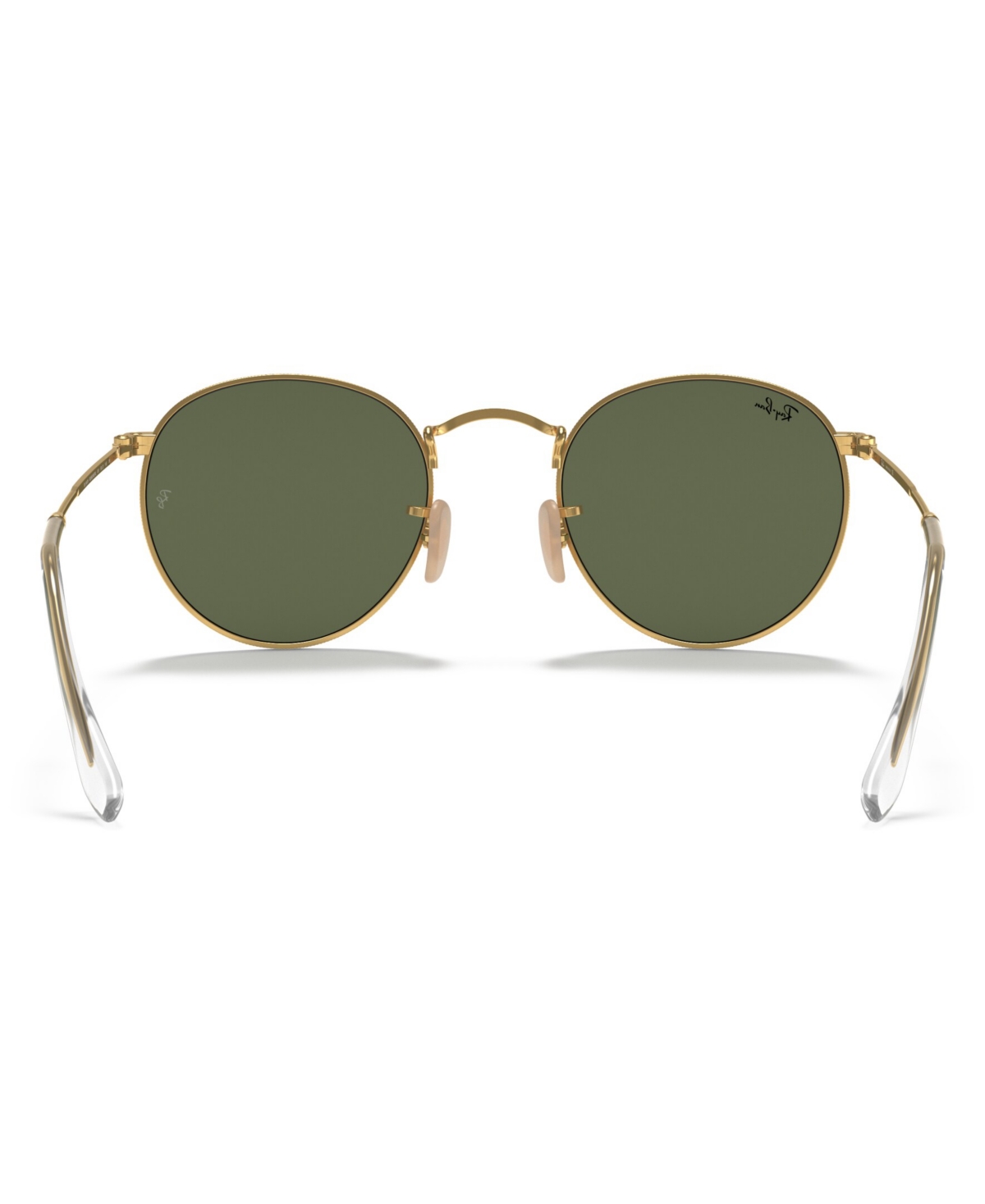 Ray Ban Round Metal Green Classic Unisex Sunglasses Rb3447 001 53 In Arista,crystal Green