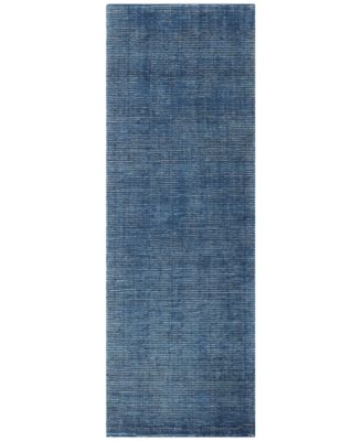 BB Rugs - Bayside BAY-212 Blue 2'6" x 8' Runner Area Rug