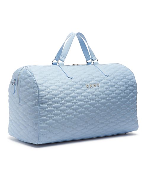 DKNY Allure Quilted Barrel Large Duffle & Reviews Luggage Macy's