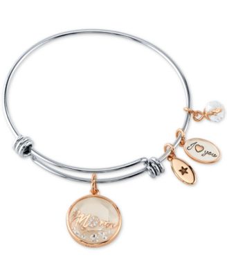 gold bracelet with charm