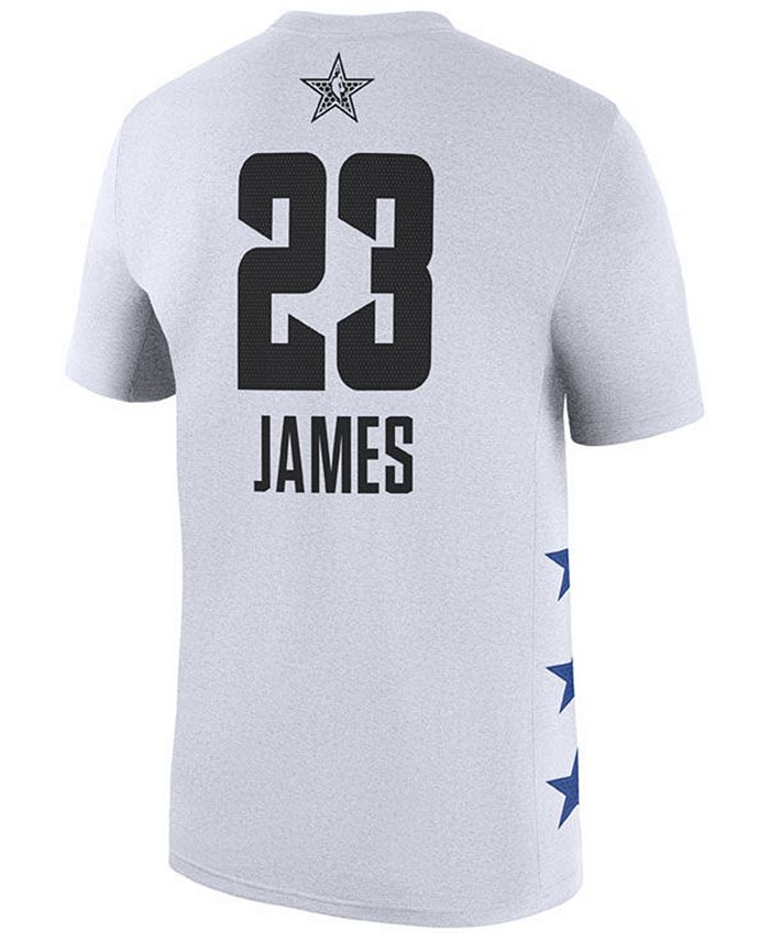 Nike Men's LeBron James Los Angeles Lakers All-Star Player T-Shirt - Macy's
