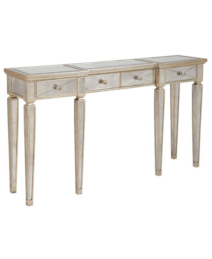 Furniture Marais Mirrored Console Table Macy s