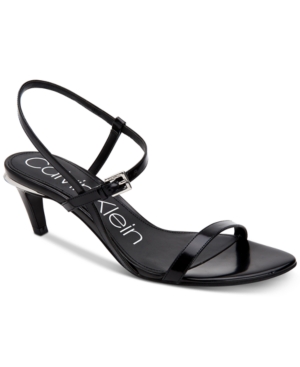 image of Calvin Klein Women-s Garrina Sandals Women-s Shoes