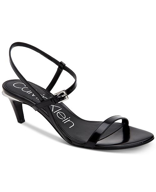 Calvin Klein Women S Garrina Sandals Reviews Heels Pumps
