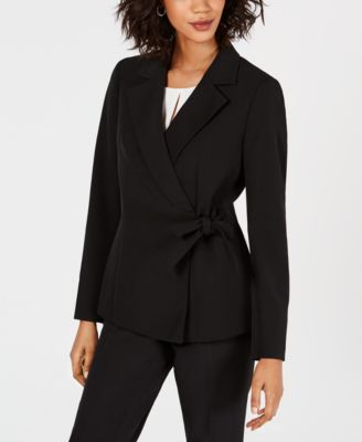 Kasper - Petite Side-Tie Blazer