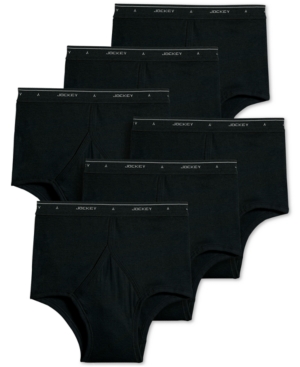 Jockey Men's 6-Pk Classic Full-Rise Cotton Briefs