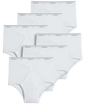 Jockey Men's 6-Pk Classic Full-Rise Cotton Briefs