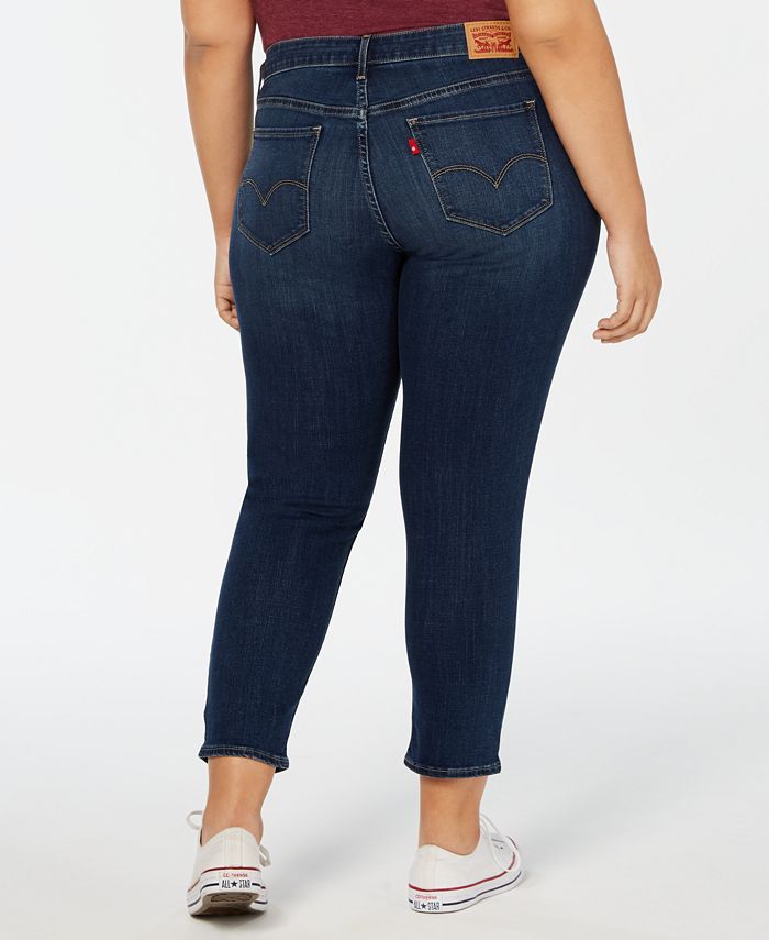 levi's plus size wide leg jeans