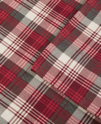 Printed Cotton Flannel 4-Pc. Sheet Set, King