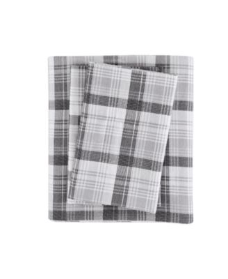 Printed Cotton Flannel 4-Pc. Sheet Set, Queen