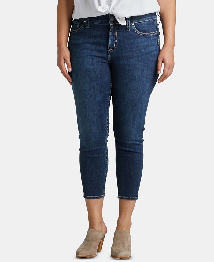 Silver Jeans Co. Plus Size Suki Skinny Crop Jeans & Reviews - Jeans ...