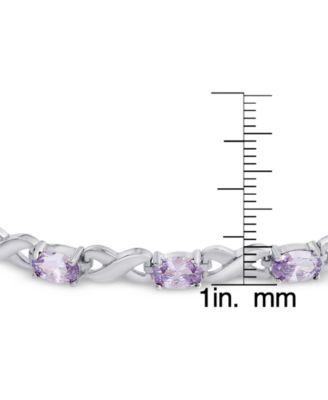 Amethyst Bolo Bracelet (1-3/4 ct. t.w.) in Sterling Silver (Also in Blue Topaz, Sapphire & Simulated Opal)