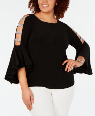 formal tops plus size