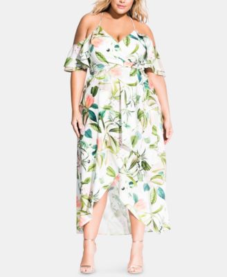plus size flowy maxi dress