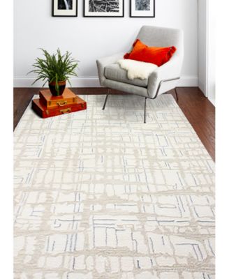 BB Rugs Downtown HG355 Ivory Area Rug - Macy's
