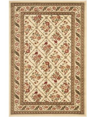 Lyndhurst LNH556 Ivory 5'3" x 7'6" Area Rug