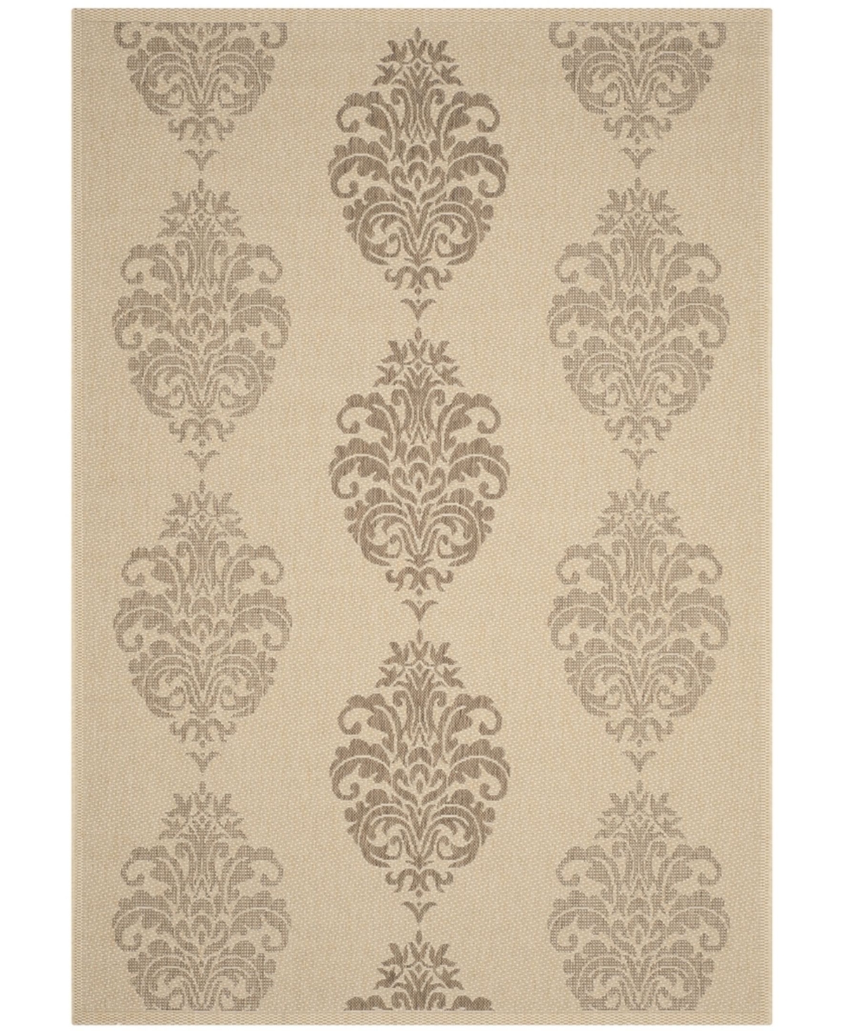 Safavieh Courtyard Natural and Brown 8' x 11' Outdoor Area Rug - Nude Or Na