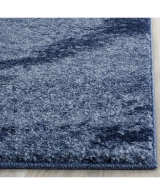 Retro RET2891 Light Blue and Blue 8' x 10' Area Rug
