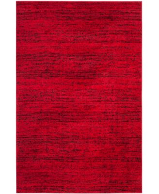 Adirondack Red and Black 4' x 6' Area Rug