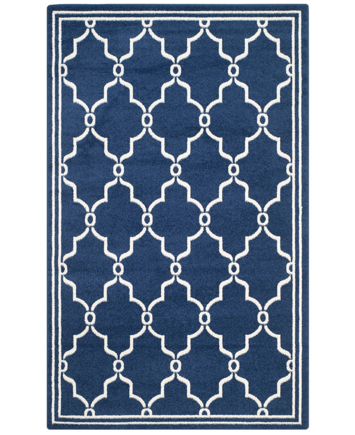 Safavieh Amherst Navy and Beige 10' x 14' Area Rug - Navy