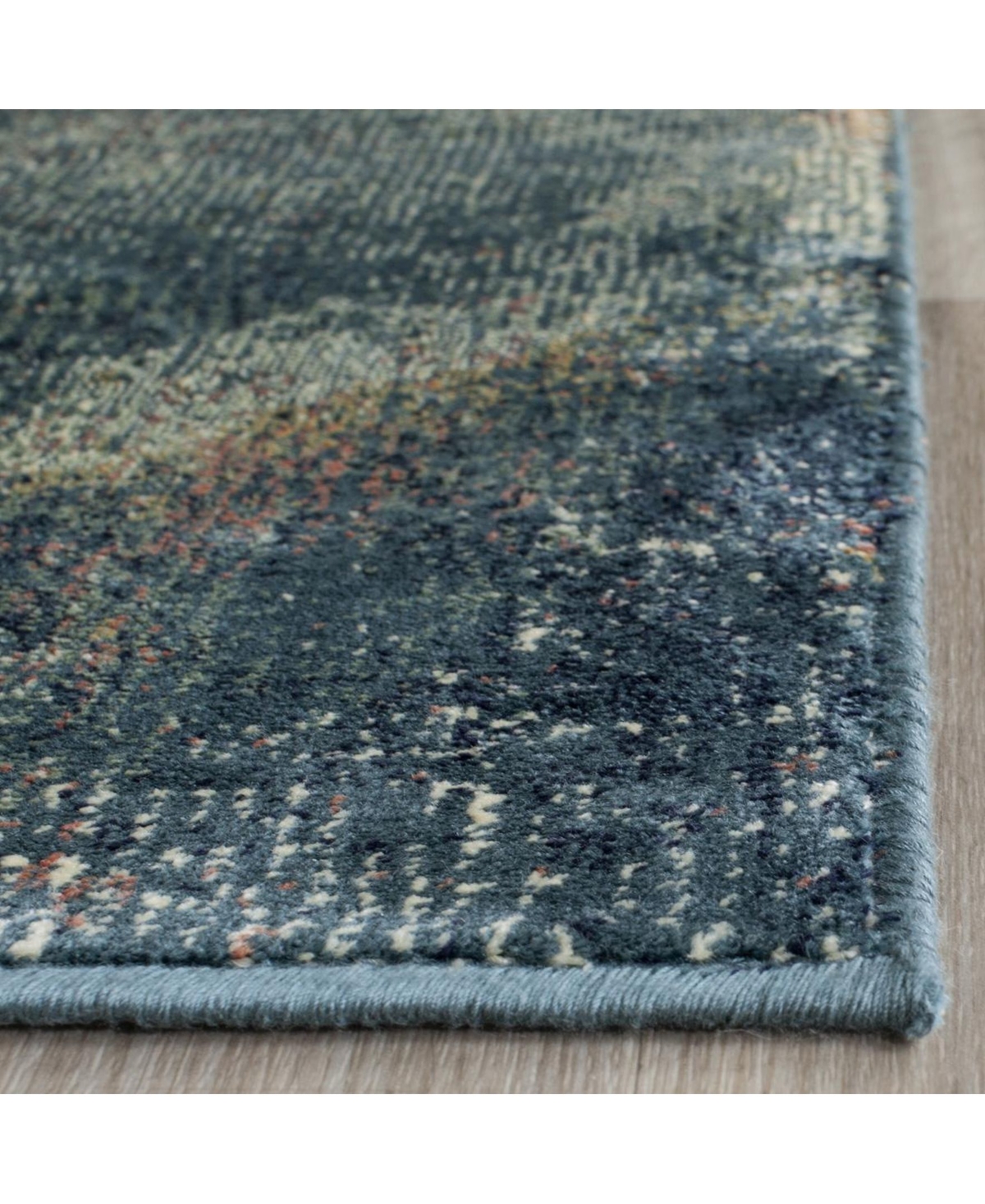 Safavieh Constellation Vintage Light Blue and Multi 6'7in x 9'2in Area Rug - Light Blue