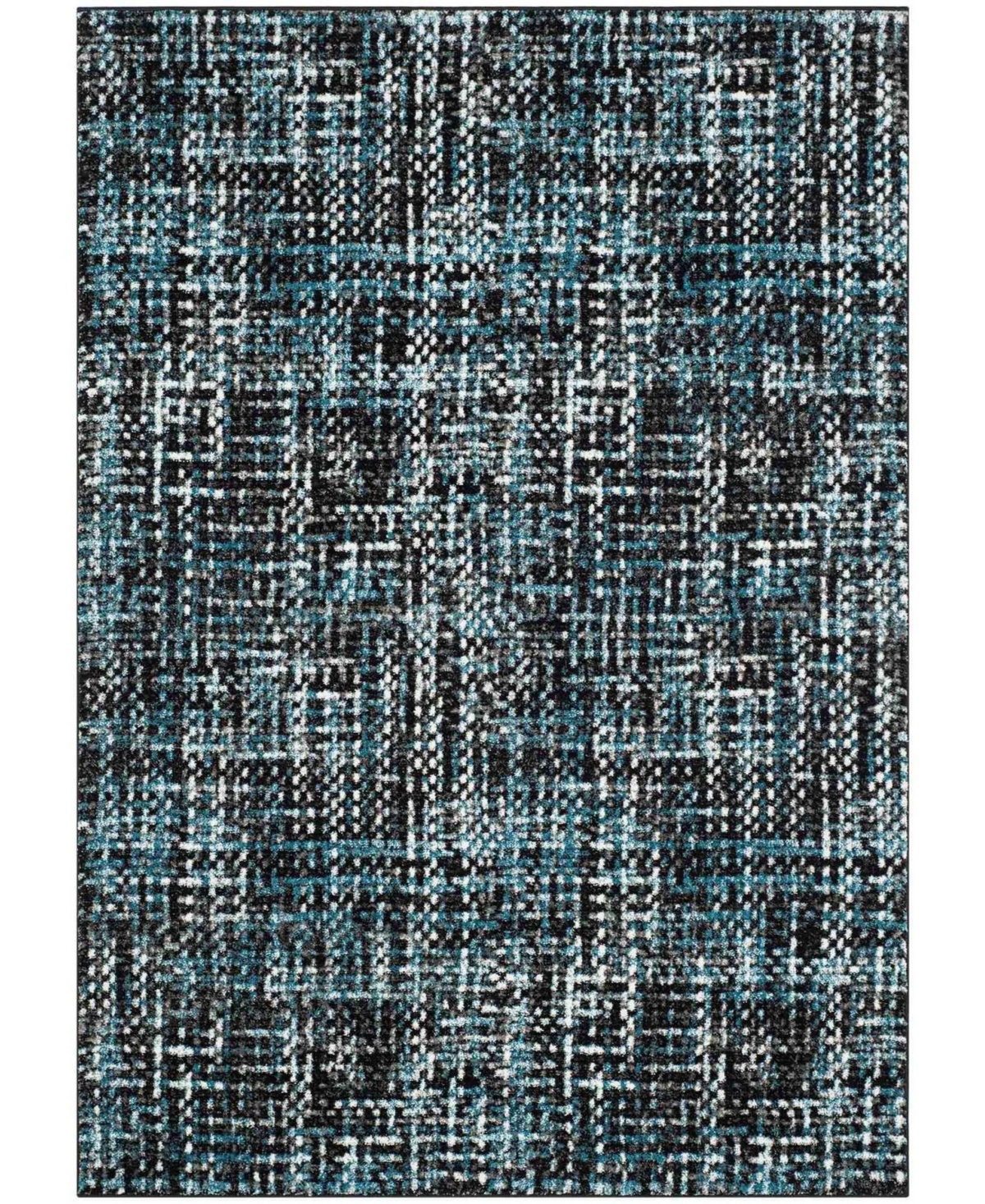 Safavieh Porcello 6'7in x 9' Area Rug - Charcoal/Blue