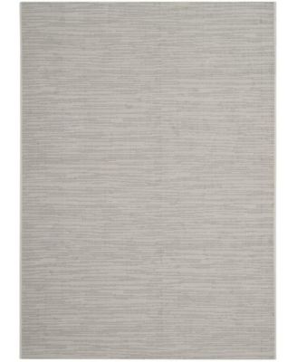 Courtyard CY6576 Light Gray 5'3" x 7'7" Sisal Weave Outdoor Area Rug