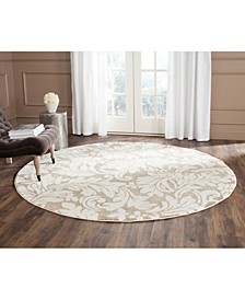 Amherst Wheat and Beige 9' x 9' Round Area Rug