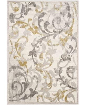 Amherst Ivory and Light Gray 10' x 14' Outdoor Area Rug