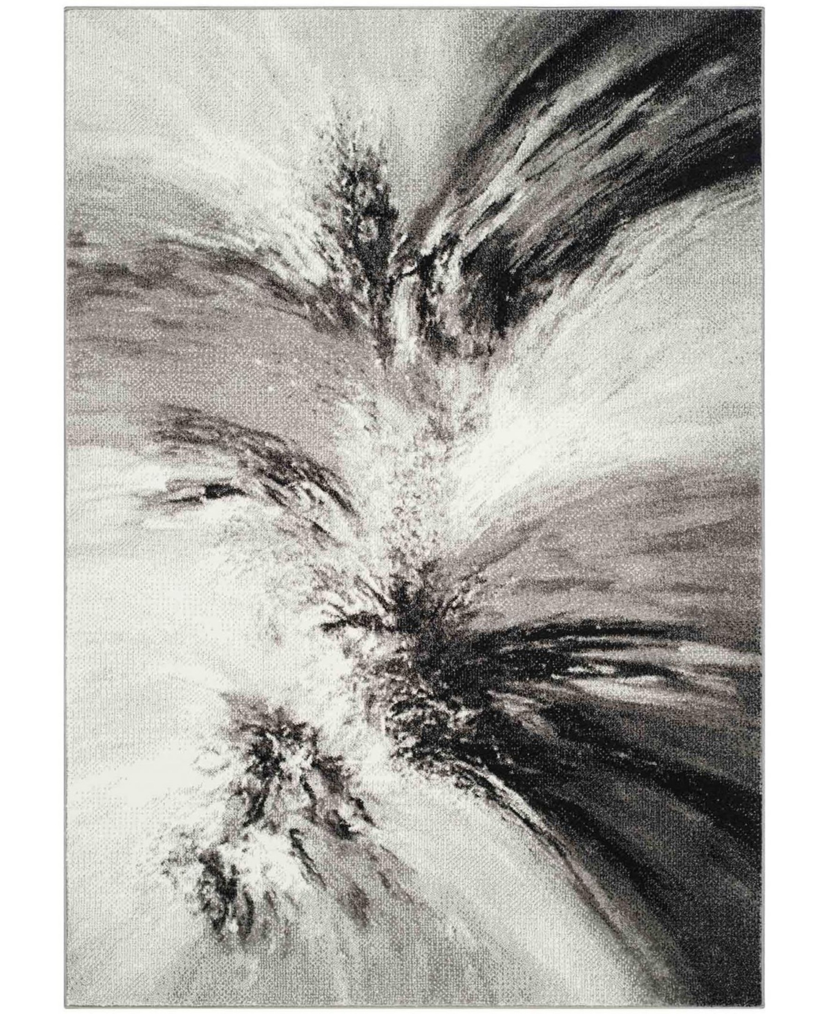 Safavieh Glacier Gray and Multi 6'7in x 9' Area Rug - Gray