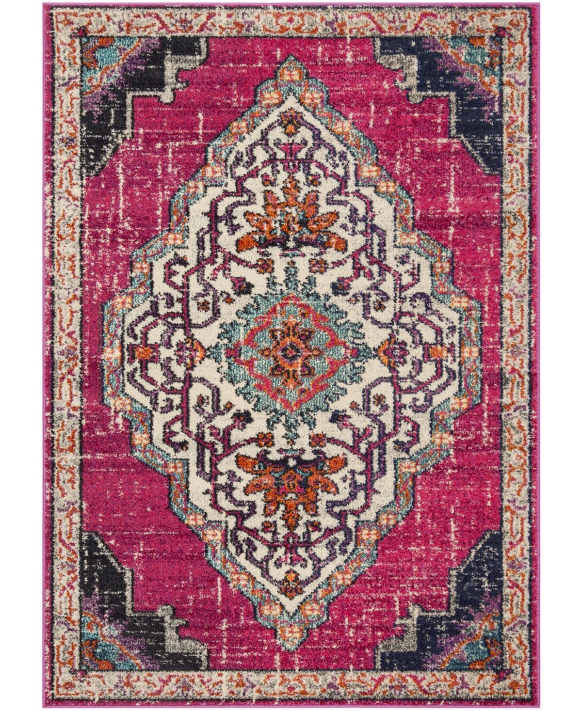 Safavieh Monaco 6'7in x 9'2in Area Rug - Pink/Multi