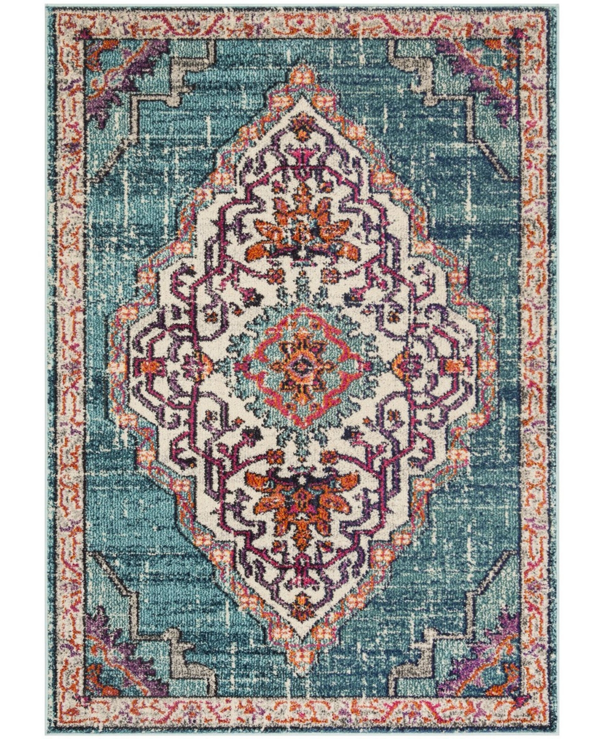 Safavieh Monaco 6'7in x 9'2in Area Rug - Blue/Multi