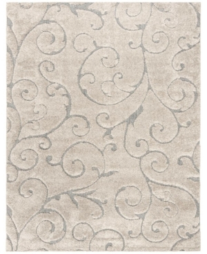 Safavieh Shag Cream and Light Blue 8' x 10' Area Rug