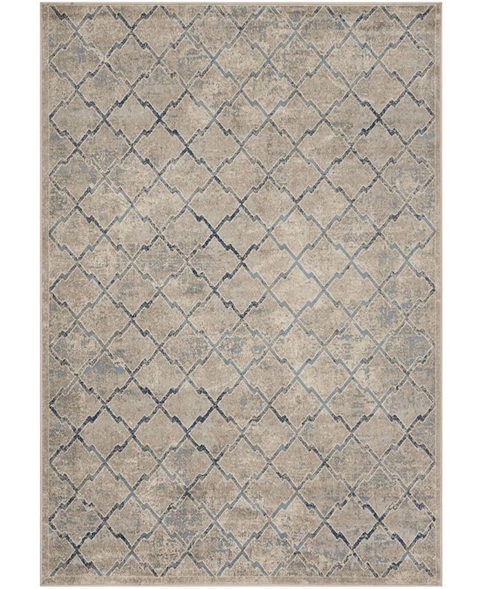 Safavieh Brentwood Light Gray and Blue 6' x 9' Area Rug Macy's