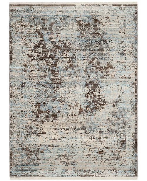 Safavieh Vintage Persian Brown And Light Blue 4 X 6 Area Rug Reviews Rugs Macy S