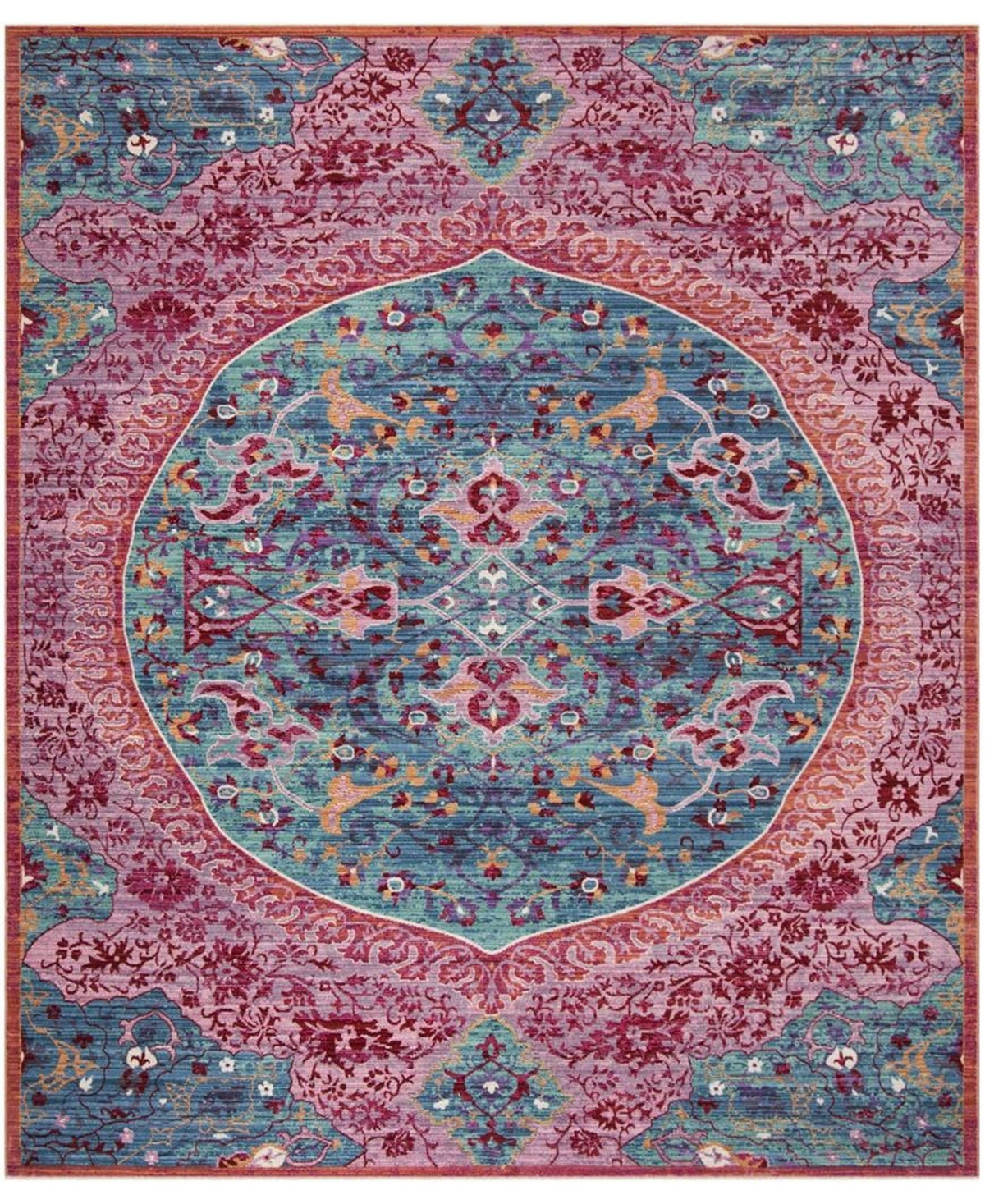 Safavieh Sutton 8' x 10' Area Rug - Turquoise/Fuchsia