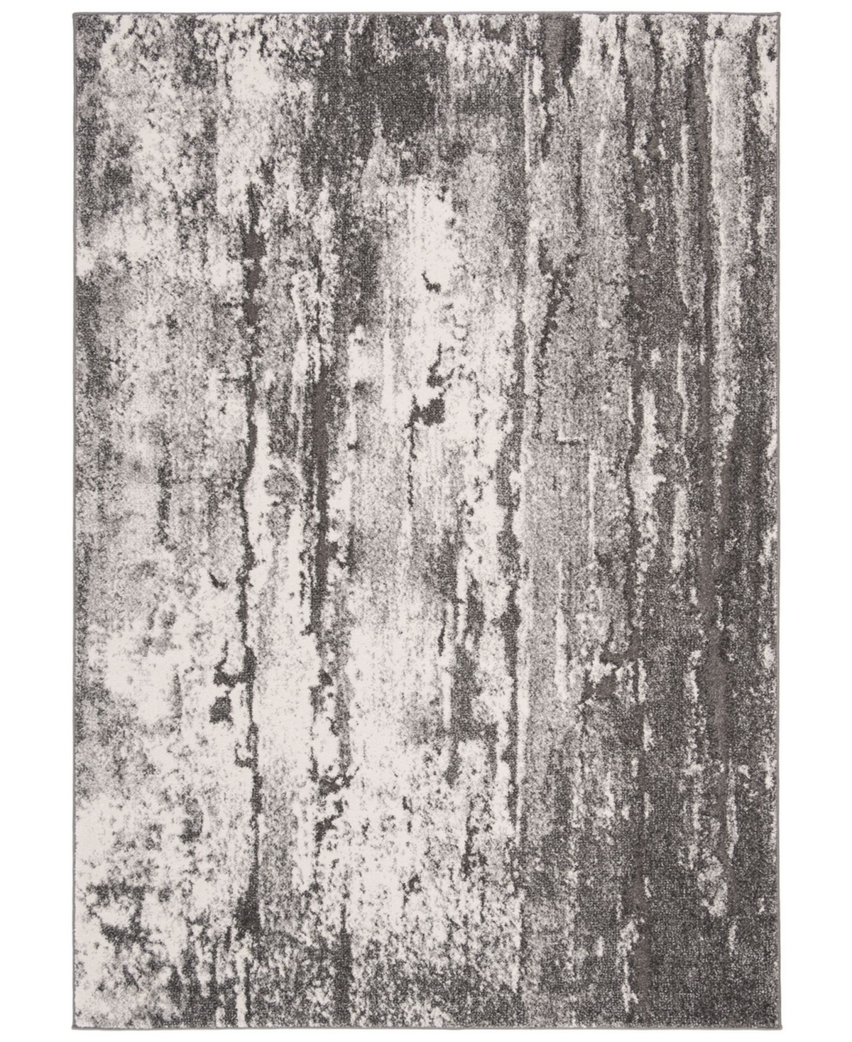 Safavieh Spirit Gray and Dark Gray 8' x 10' Area Rug - Grey/dark