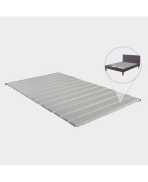 Payton , Heavy Duty Covered Wooden Bed Covered Slats/bunkie Board, Full Size In Gray