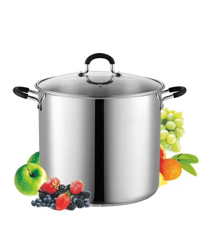 Cook N Home Nonstick Stockpot with Lid 10.5-QT, Professional Deep