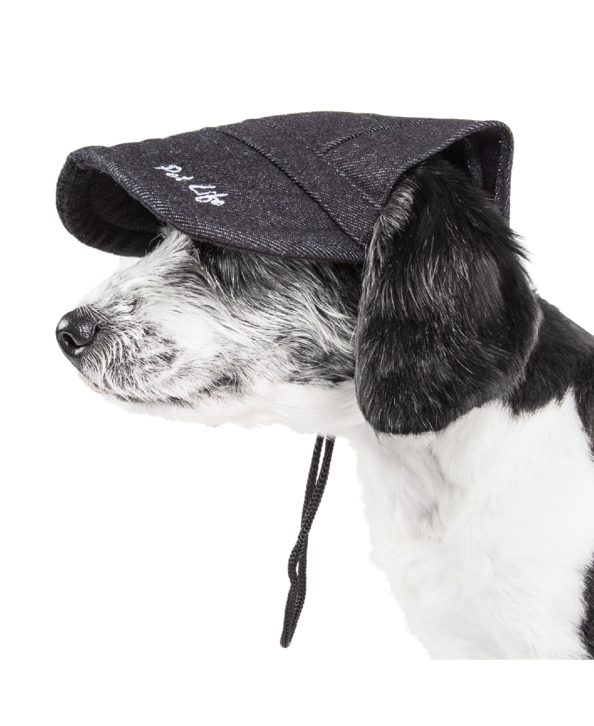 'Cap-Tivating' Uv Protectant Adjustable Fashion Dog Hat Cap - Charcoal