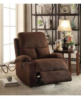 Acme Furniture - ACME Rosia Recliner, Beige Linen