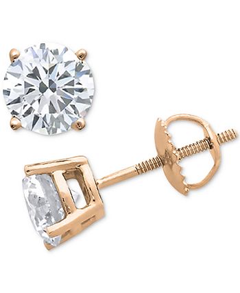 Macy's screw back top earrings