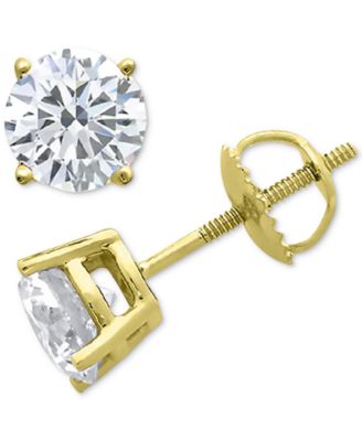 Diamond Stud Earrings (1/10 ct. t.w.) in 10k Gold, White Gold or Rose Gold