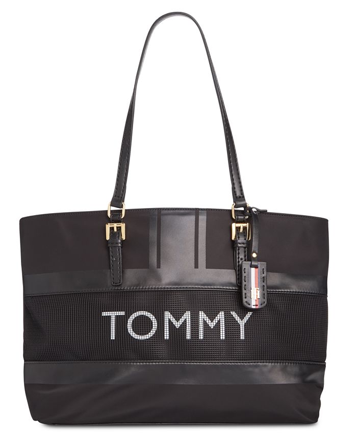 Tommy Hilfiger Julia Nylon Mesh Tote Macy's