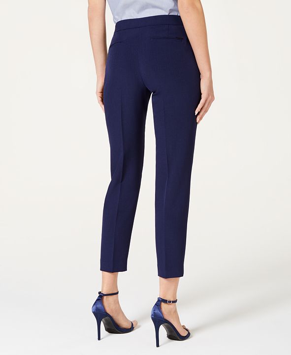 anne klein slim ankle pull on pants