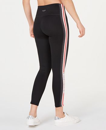 Calvin Klein Varsity-Stripe High-Waist Leggings & Reviews - Pants ...