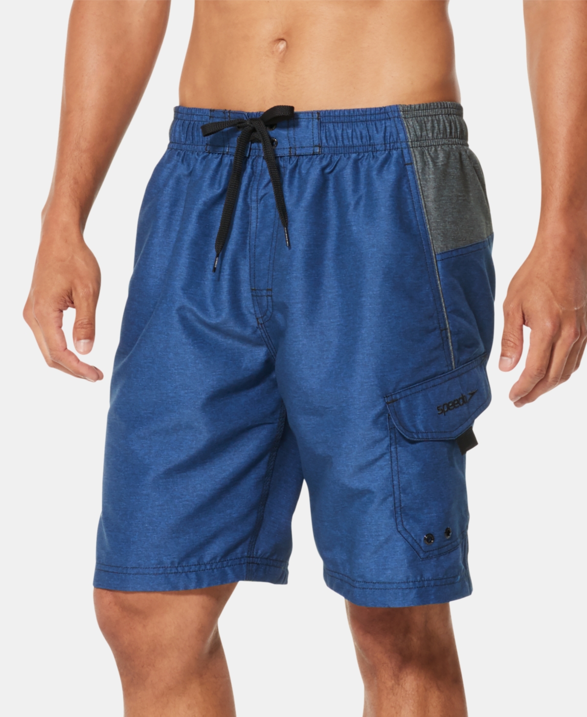 Men's Marina Sport VaporPLUS 9" Swim Trunks - Peacoat/Palace Blue